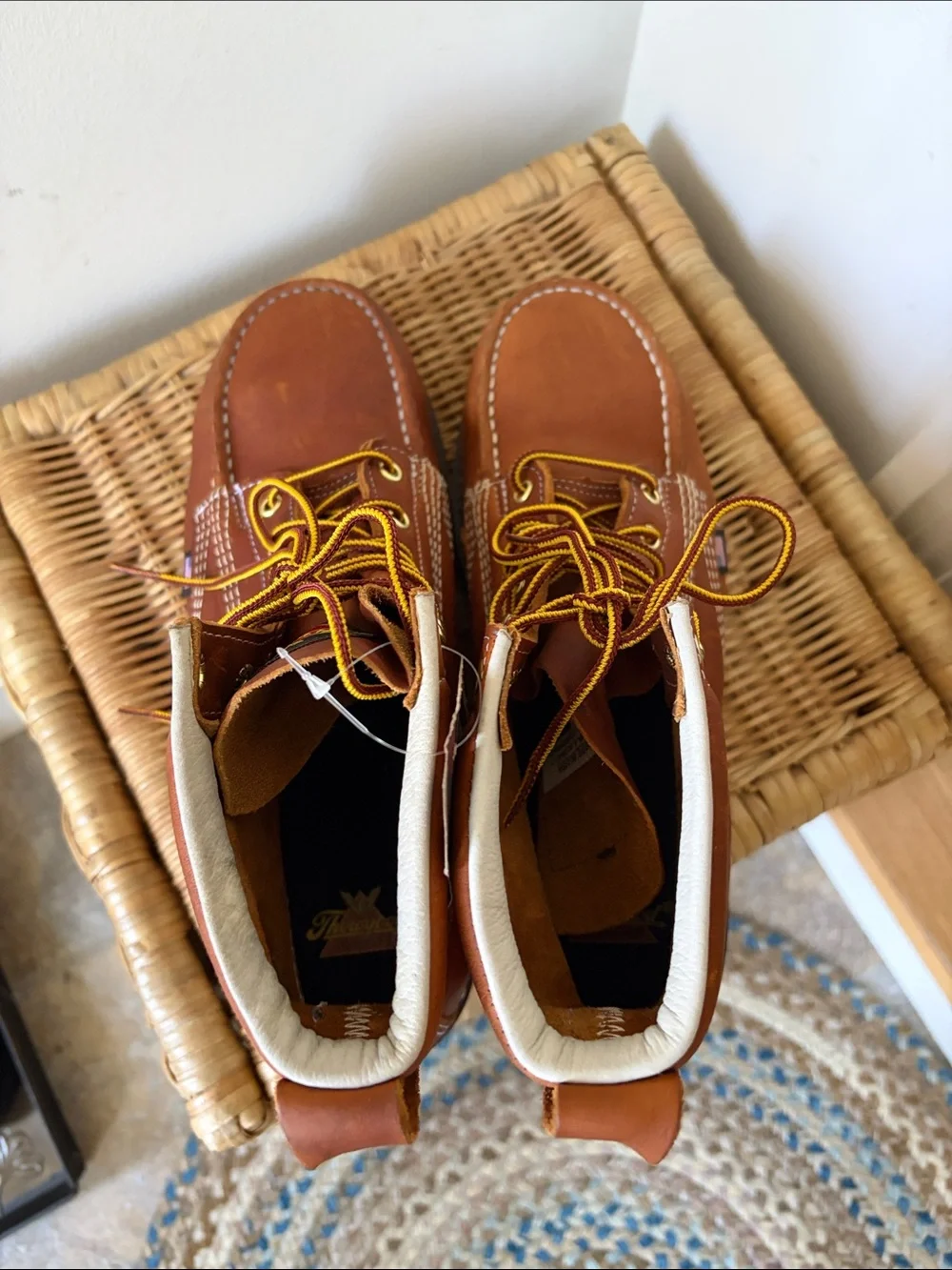 Thorogood American Heritage 6” Tobacco Moc Toe Work Boots Size 10 D NWT